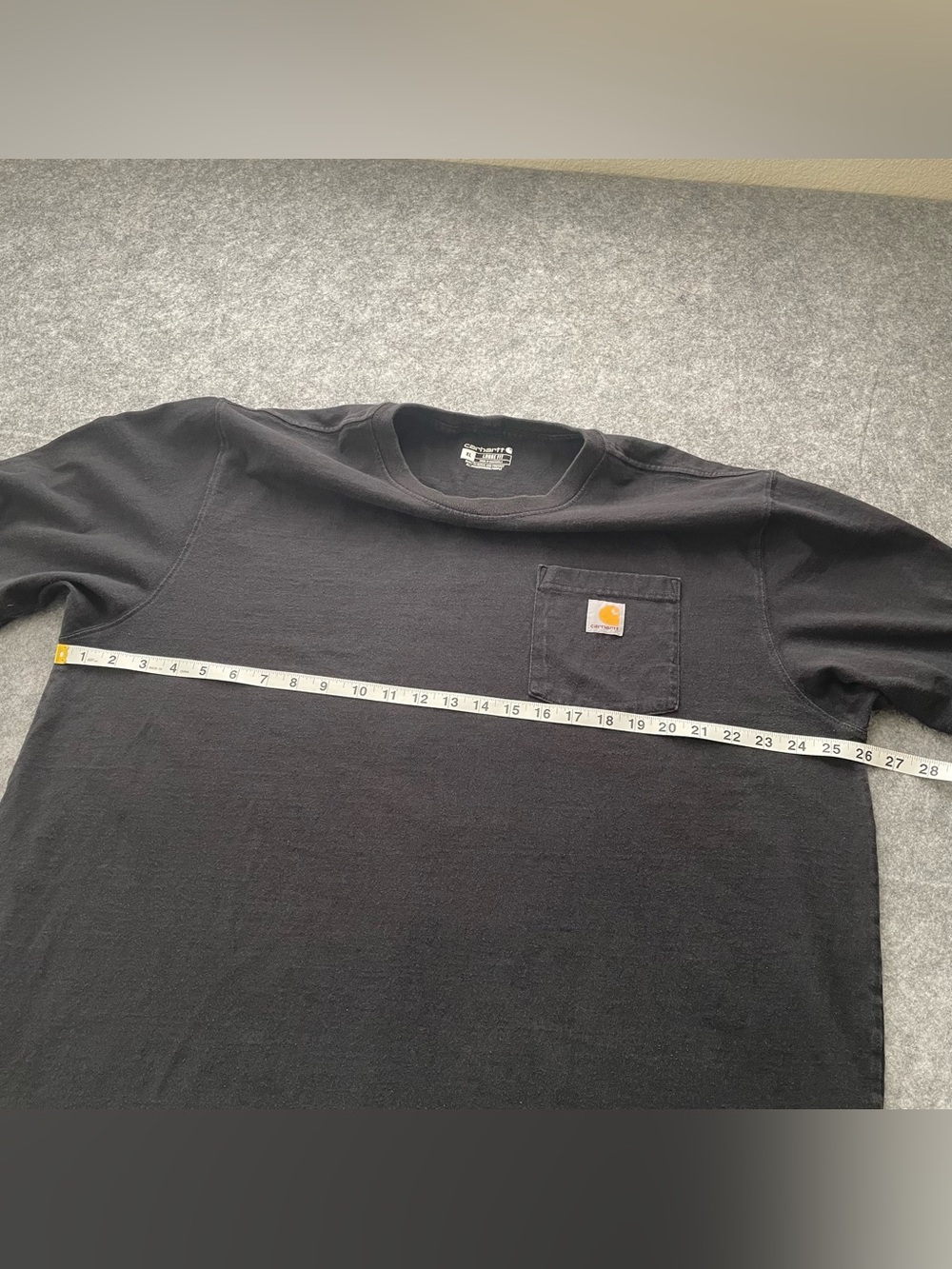 Carhartt Shirt Mens XL‎ Lot Of 2 Black Olive Loose Fit Workwear Heavyweight K87 - Picture 6 of 16